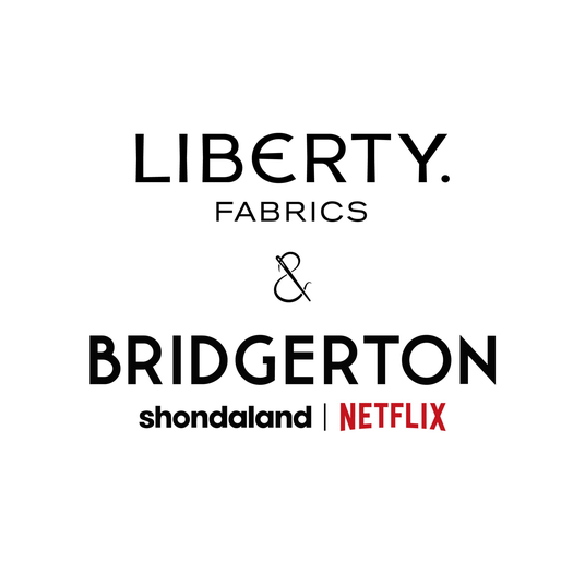 (u'Tissu Liberty Fabrics & Bridgerton - Garland H marine',)