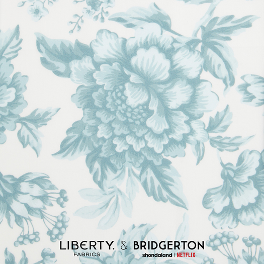 (u'Tissu Liberty Fabrics & Bridgerton - Regency T vert',)