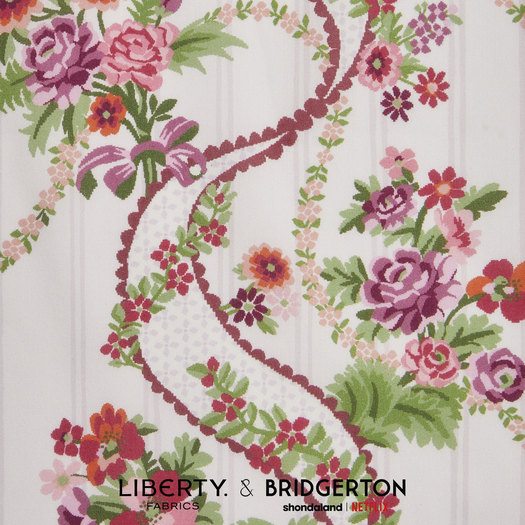 (u'Tissu Liberty Fabrics & Bridgerton - Ribbon Ca rose',)